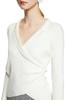 ELLA JADE 白色围裹式深V上衣 8728 商品缩略图3