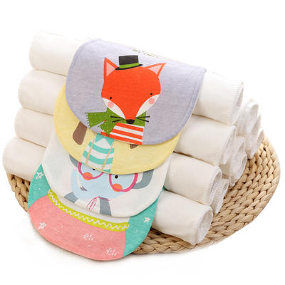 婴儿吸汗巾儿童纯棉隔汗巾4层2-4岁 一条装（颜色随机发货） 商品图0