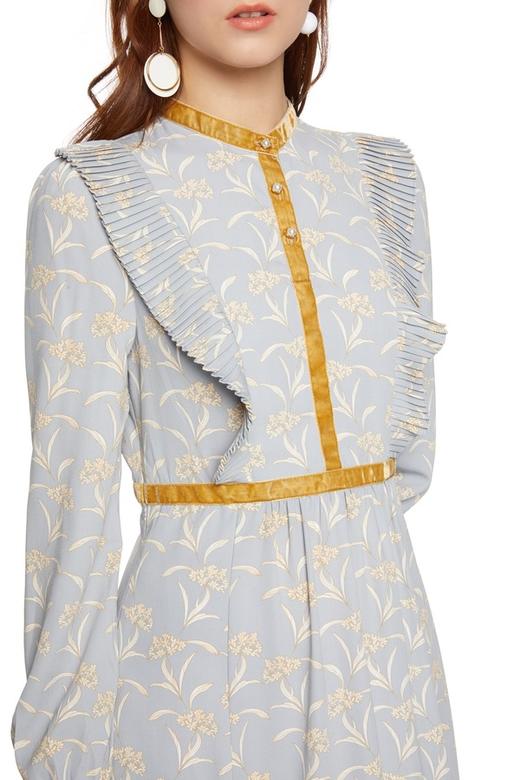 TT.COLOR 花边裙摆印花连衣裙 5022 商品图3