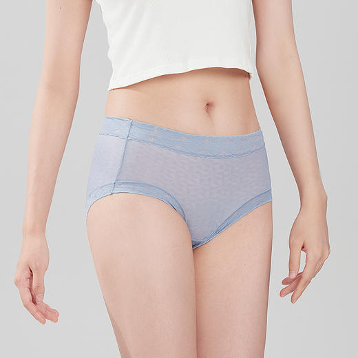 都市丽人健康系列锦泳平角裤女士内裤中腰平角裤LK35B3 商品图1