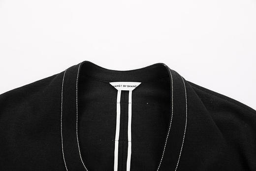 系扣圆领短袖西服 商品图4