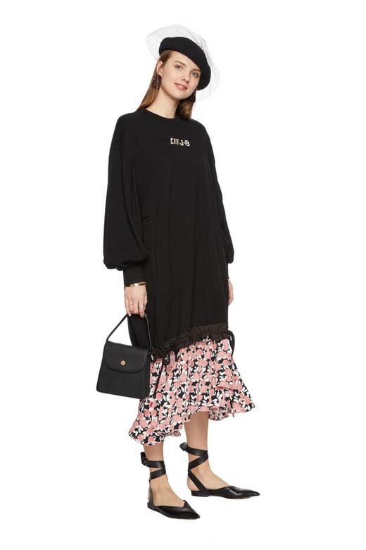 JUCY JUDY 印花拼接卫衣连衣裙 5876 商品图3