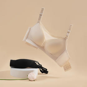 都市丽人无痕常规内衣BC薄3/4杯泳布文胸四排树脂胶圈LB242A