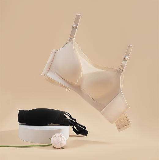 都市丽人无痕常规内衣BC薄3/4杯泳布文胸四排树脂胶圈LB242A 商品图0