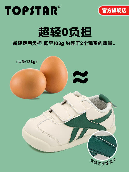 软底儿童小白鞋1632 商品图2