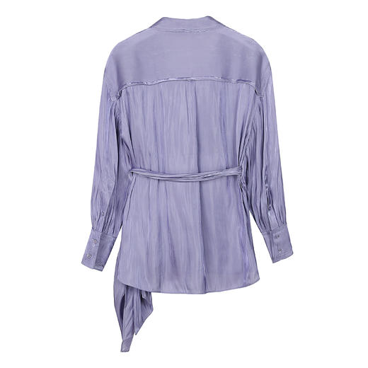 小翻领叠搭系带衬衫 商品图4