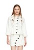 AVA 纽扣装饰白色外套 5941 商品缩略图0