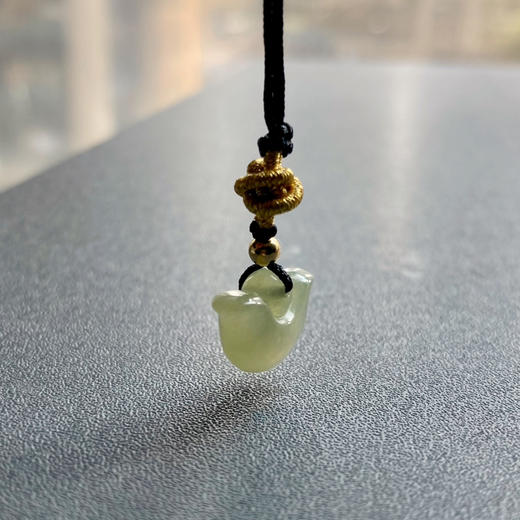 冰种黄翡金元宝钥匙扣手机链 商品图8