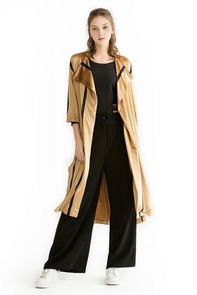 ROSEHOO 金色丝绒长外套 1141