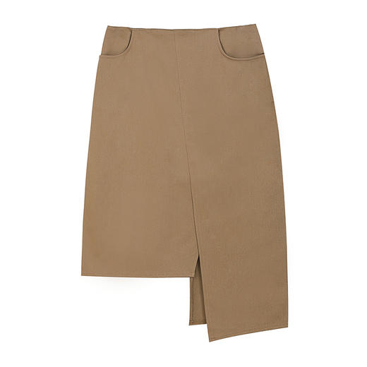 冷抽象拼接牛仔半裙 商品图0