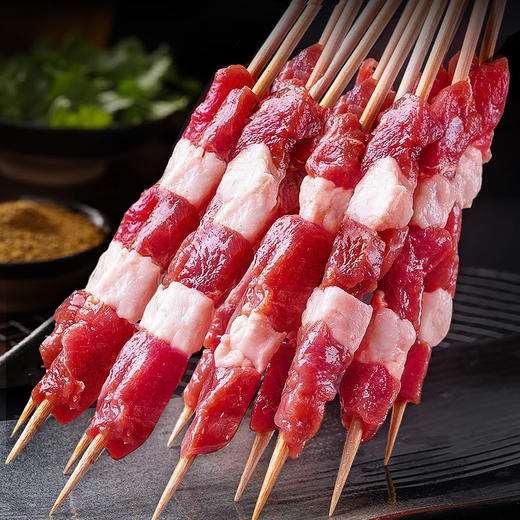 原切羊肉串 200g*5袋（共50串）家庭烧烤空气炸锅食材 商品图4