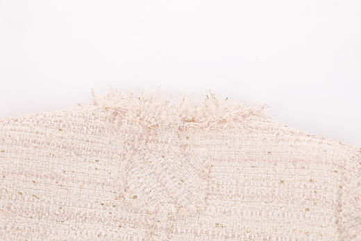 V领毛边无扣外套 商品图7