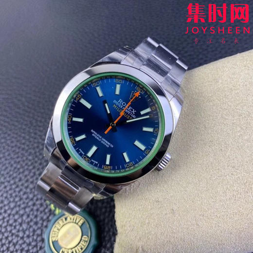 劳力士JVS格磁型系列M116400 男士腕表 闪电针 绿玻璃 商品图3
