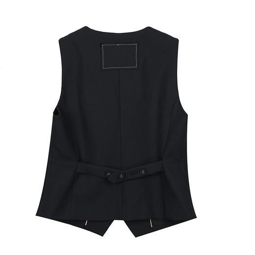 简约立裁修身马甲 商品图2