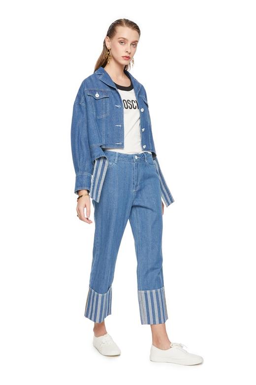 TONGRI曈日 不规则蓝色牛仔外套 5142 商品图3