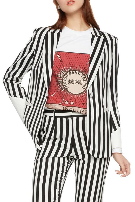 Lia Shade 黑白条纹外套 5553 商品图2