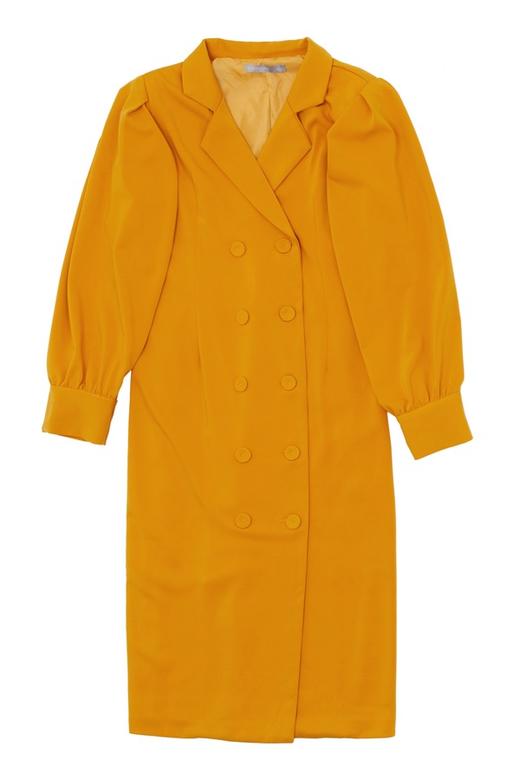 OCTAVIA 双排扣复古外套式连衣裙 5971 商品图4