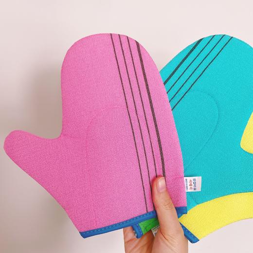 【中欧班列精选5个】韩国老奶奶大拇指澡巾 原装进口搓背神器沐浴手套 商品图5