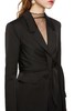 AUGUST 1 EIGHT 系带束腰黑色西装外套 5713 商品缩略图2