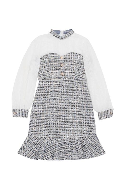 OCTAVIA 小香风荷叶摆连衣裙 5957 商品图4