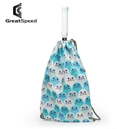 GreatSpeed 简约网球大容量束口袋抽绳包便携背包 商品图2