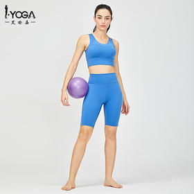 IYOGA 艾瑜嘉新品运动五分裤运动跑步瑜伽裤吸湿透气莱卡N66亲肤四面弹K5-001