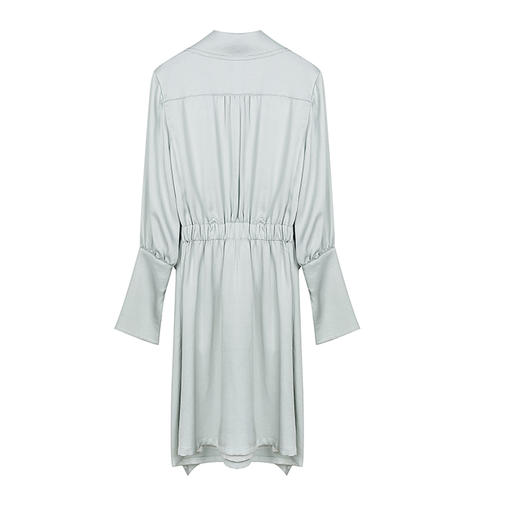 腰部镂空互搭系扣连衣裙 商品图2