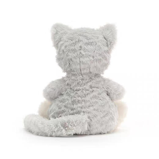 JellyCat 银灰色莫莉小猫 均码19cmJCACMIT6SH玩偶 商品图2