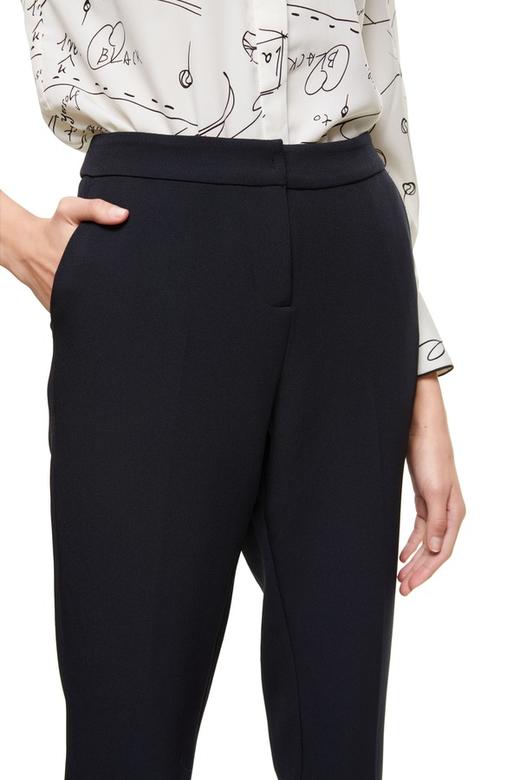 INSUN恩裳 海军蓝九分西装裤 8821 商品图3