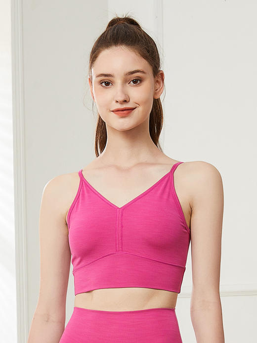 哈瓦塔进口双6罗纹桃心领大露背BRAH330101 商品图4