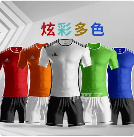 ADIDAS/阿迪达斯运动T恤修身上衣男足球短袖比赛训练球衣宽松短裤 商品图3