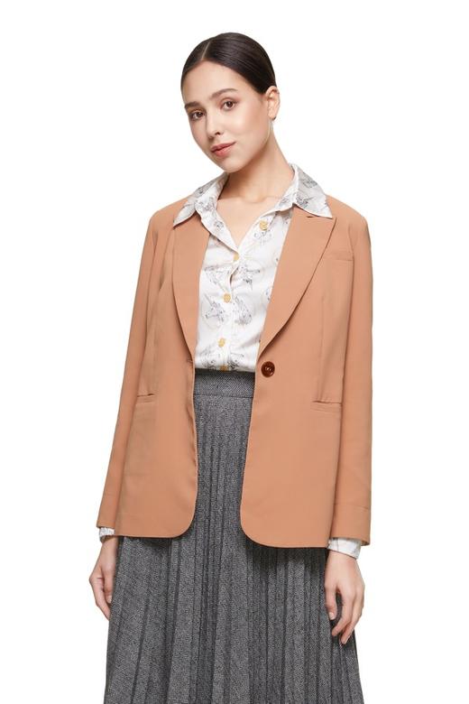 LNNNS 茶色OL通勤西装外套 8892 商品图0