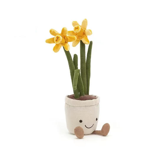 JellyCat 趣味水仙花 均码30cmJCACA2D玩偶 商品图0