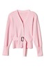 Le Malene 粉色方扣束腰针织外套 8876 商品缩略图4