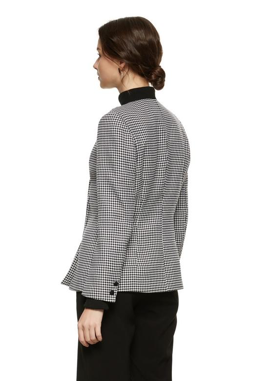 Lia Shade 双排扣千鸟格V领外套 8903 商品图2