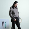 丁摩 牦牛绒低圆领厚实高绒宽松有型针织衫1001WX-145 商品缩略图0