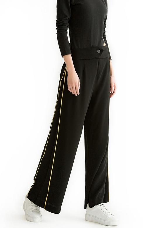 EMC亿美丞 可调节拉链长版阔腿裤 1113 商品图1