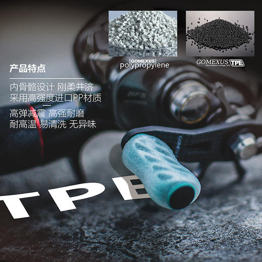 Gomexus革梦士S20达瓦水滴轮蜘蛛禧玛诺握丸改装打黑渔轮泛用改件 商品图1