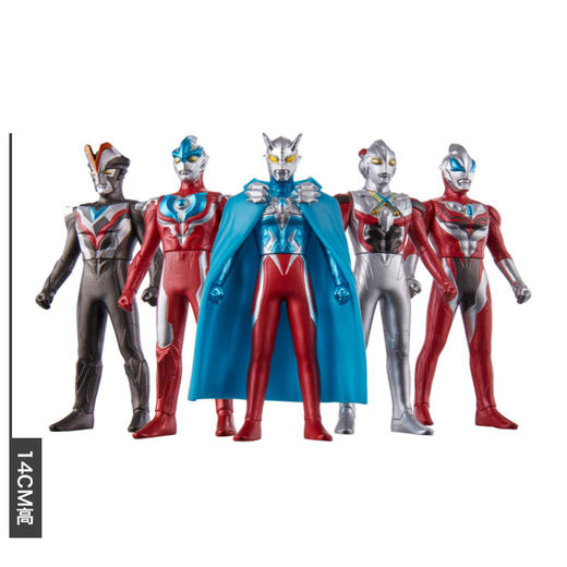 万代奥特曼QS1790奥特英雄系列 新生代英雄软胶收藏套装1 商品图3