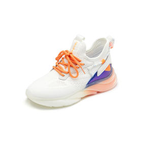 西村名物2022年春季款女时尚运动休闲鞋系带松糕厚底老爹鞋T22AM10491