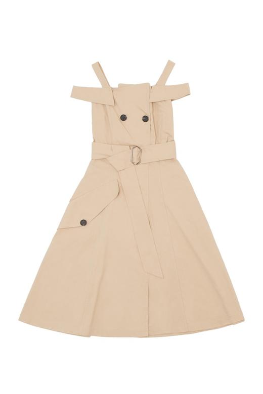 OCTAVIA 露肩吊带束腰连衣裙 5616 商品图4