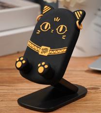 大英博物馆安德森猫和她的朋友们系列萌猫懒人桌面折叠手机支架 商品图0