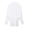 单边飘带领蝙蝠袖衬衫 商品缩略图2