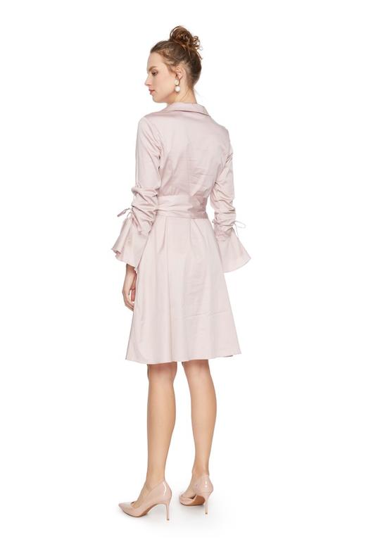 VERO MODA 浅粉色束腰连衣裙 5420 商品图1