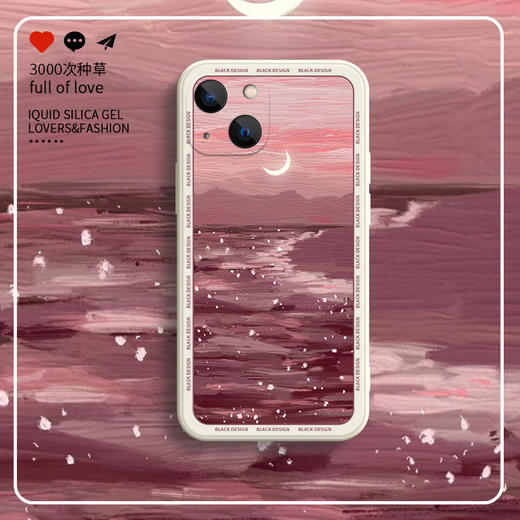 「9.9元包邮！8款可选」油画苹果14手机壳iPhone13全包12promax硅胶11防摔xr/xsmax保护套膜壳 商品图1