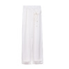 松紧腰花瓣抽绳阔腿长裤 商品缩略图0