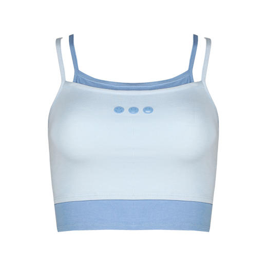 都市丽人细罗纹吊带背心背心无胸垫LV3AA4 商品图3