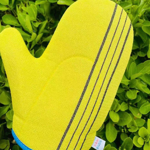 【中欧班列精选5个】韩国老奶奶大拇指澡巾 原装进口搓背神器沐浴手套 商品图3