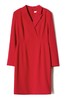 SIA SAYLOR 红色后开衩西装连衣裙 8797 商品缩略图4