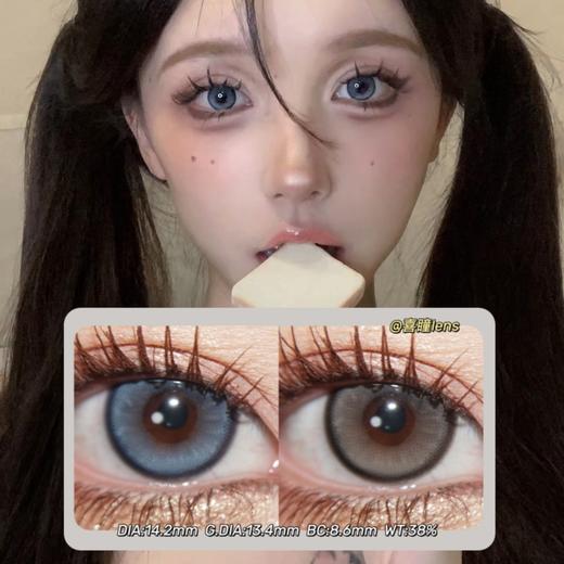 MOSIKI年抛·塞壬色&鲛珠泪·14.2mm(着色13.4mm) 0-800度(无525/575) 韩产进口·(建议佩戴6-8个月左右更换) 商品图0